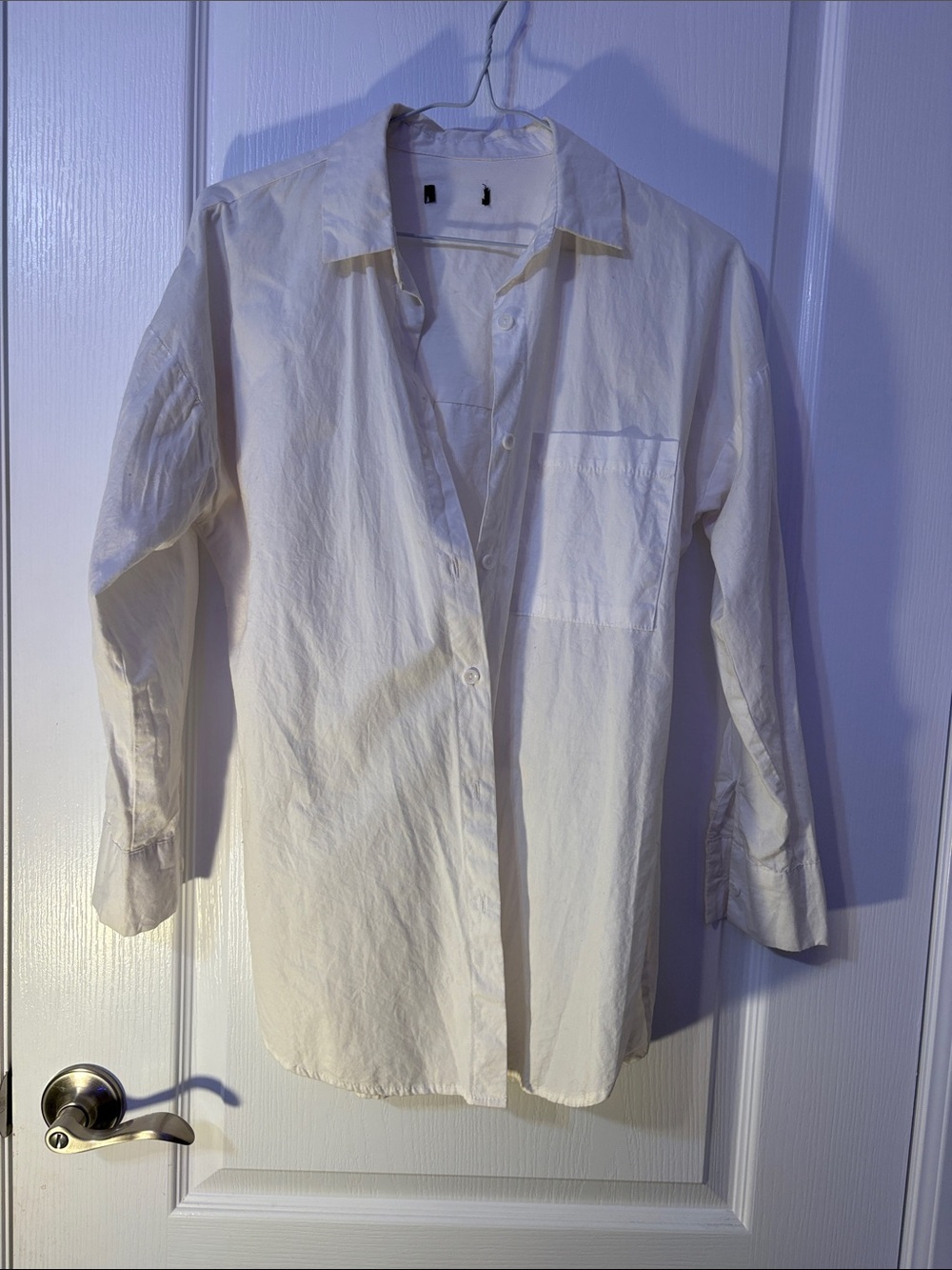 Classic White Button-Up Shirt